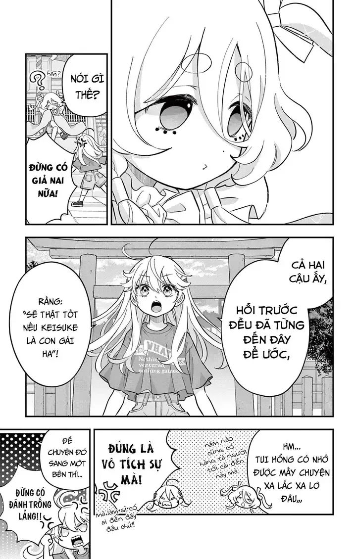 Uesugi-kun muốn từ bỏ làm con gái Chapter 15 - Trang 16