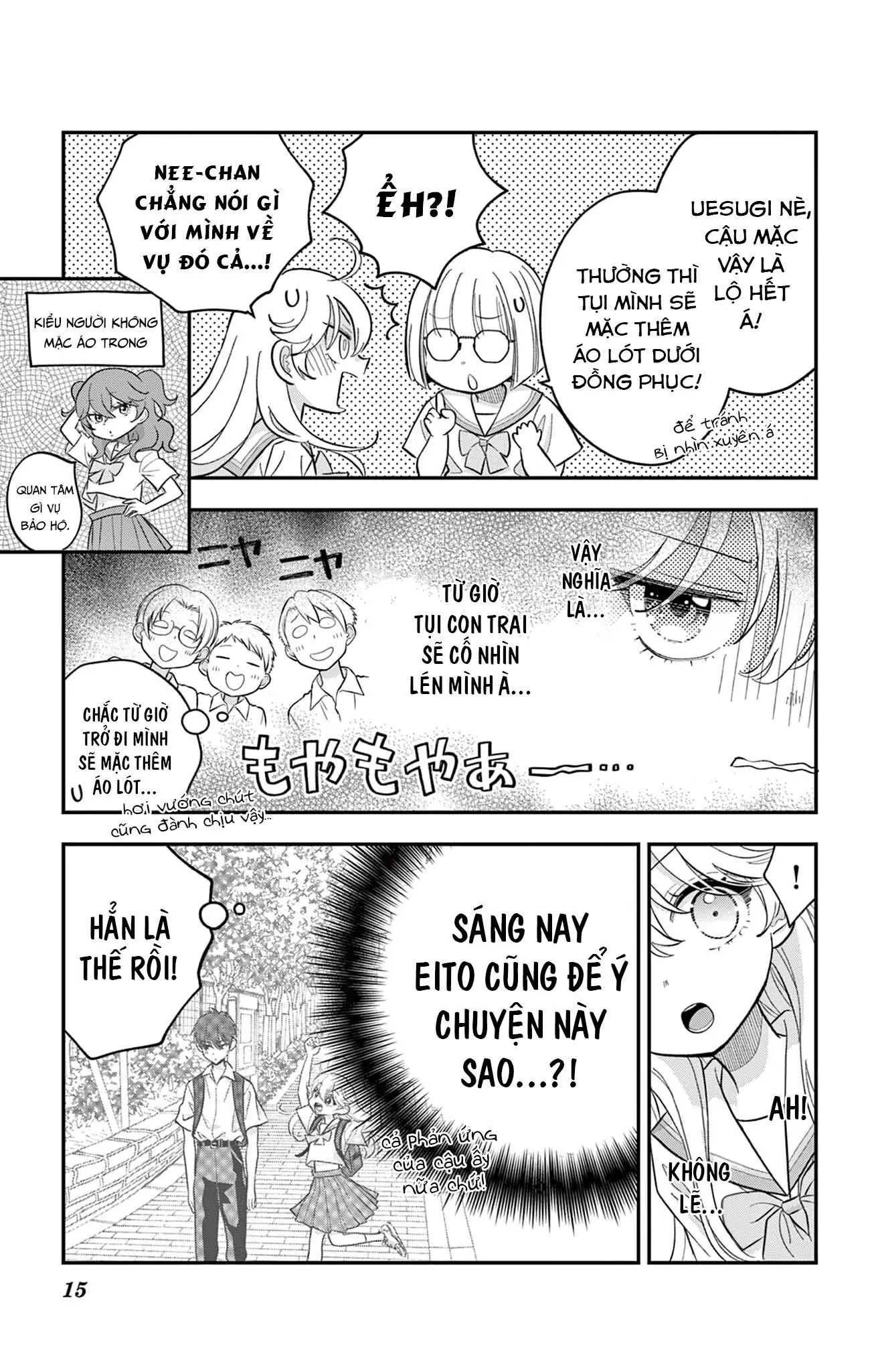 Uesugi-kun muốn từ bỏ làm con gái Chapter 16 - Trang 16