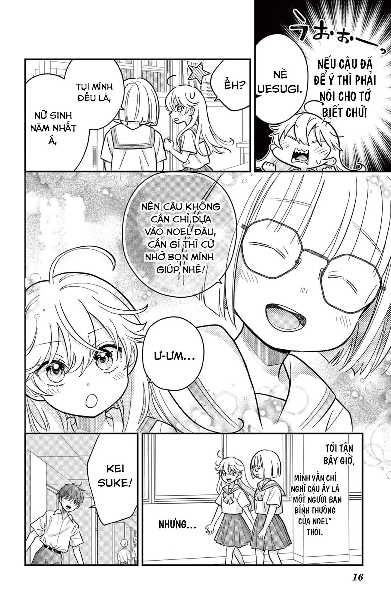 Uesugi-kun muốn từ bỏ làm con gái Chapter 16 - Trang 17
