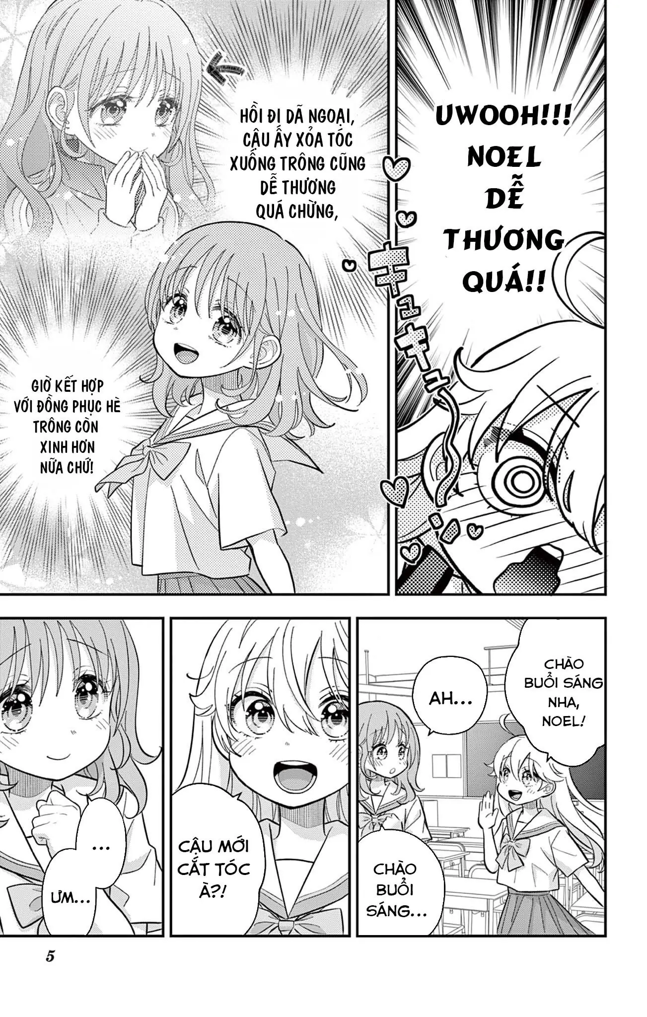 Uesugi-kun muốn từ bỏ làm con gái Chapter 16 - Trang 6