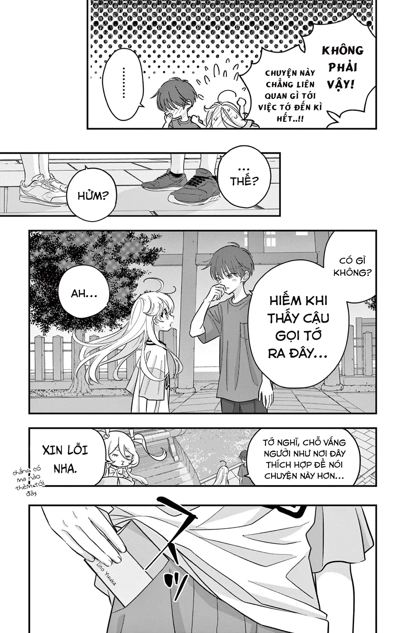 Uesugi-kun muốn từ bỏ làm con gái Chapter 17 - Trang 12