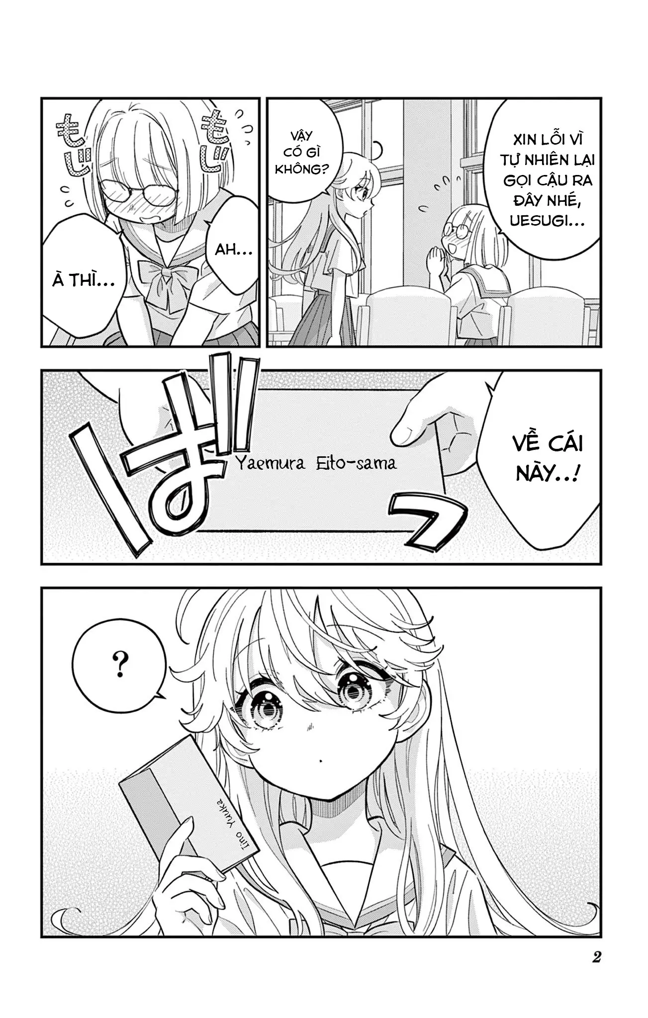 Uesugi-kun muốn từ bỏ làm con gái Chapter 17 - Trang 3
