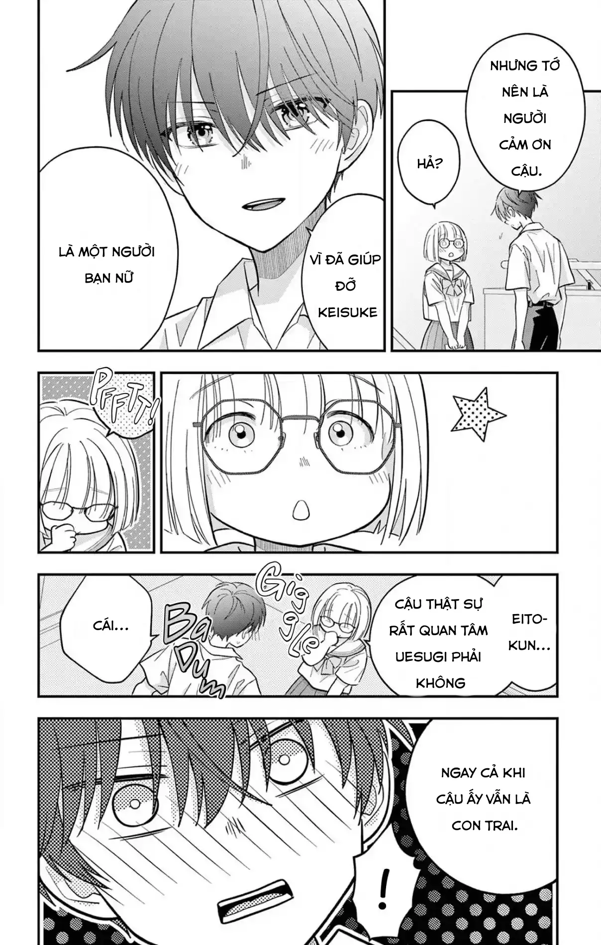 Uesugi-kun muốn từ bỏ làm con gái Chapter 18 - Trang 18