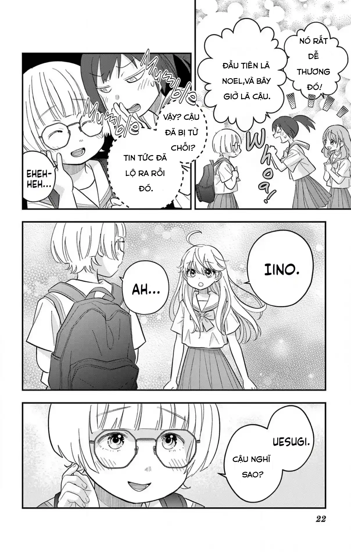 Uesugi-kun muốn từ bỏ làm con gái Chapter 18 - Trang 24