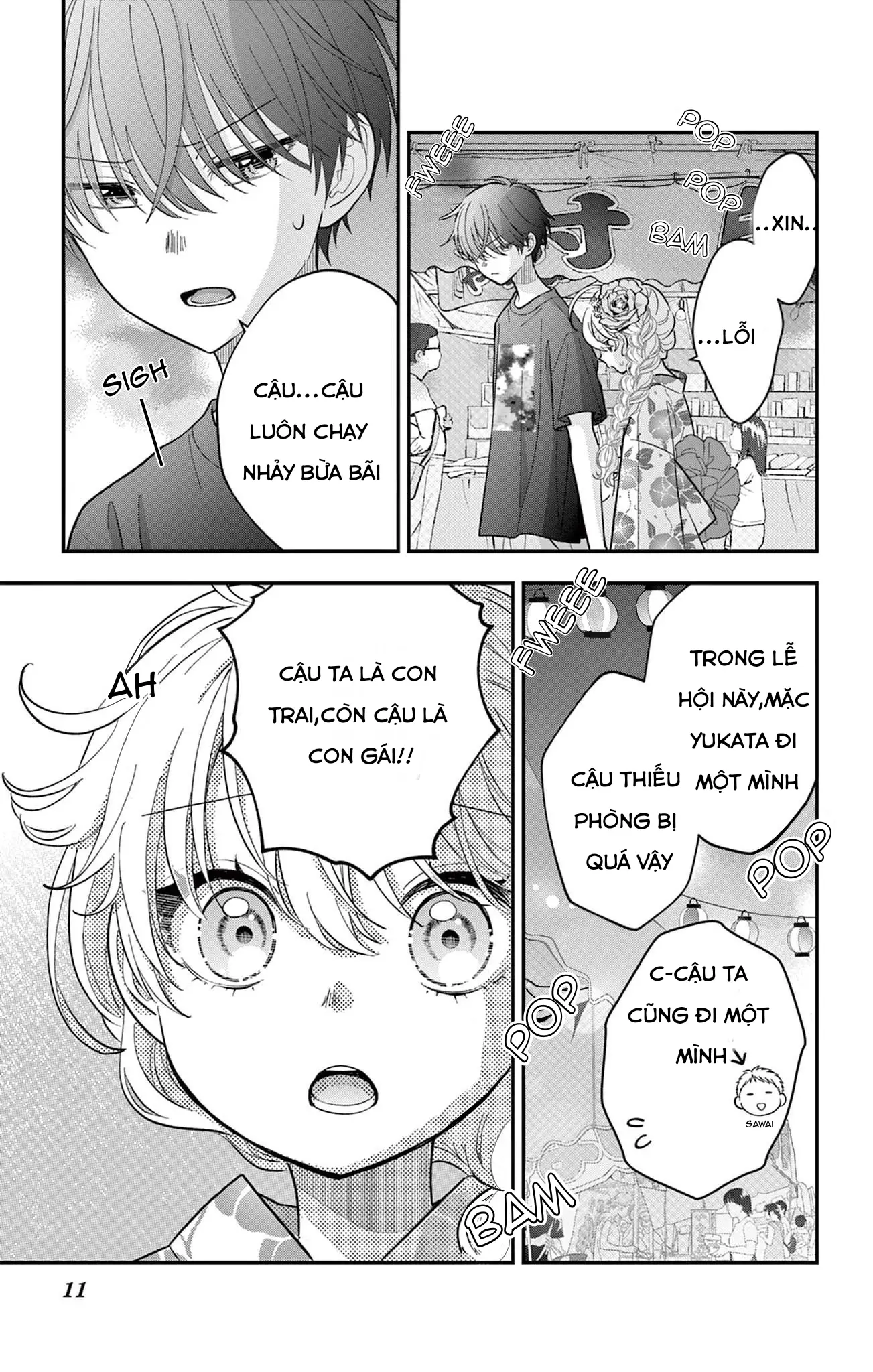 Uesugi-kun muốn từ bỏ làm con gái Chapter 20 - Trang 14
