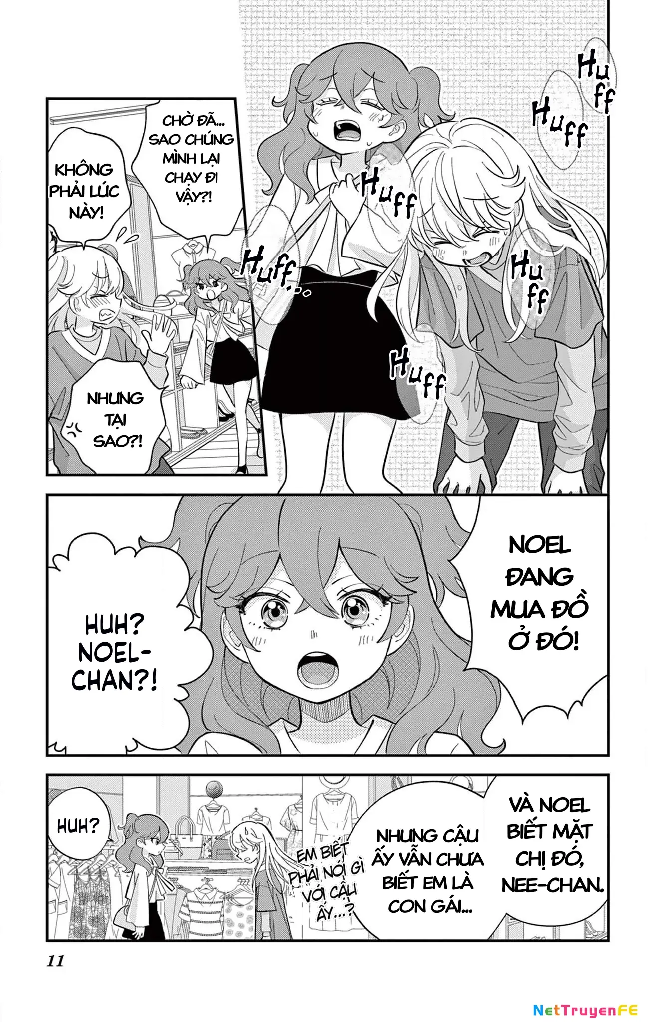 Uesugi-kun muốn từ bỏ làm con gái Chapter 3 - Trang 12