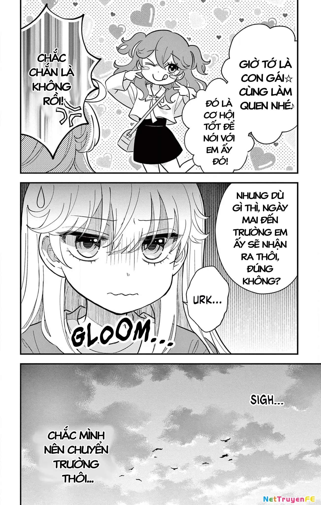 Uesugi-kun muốn từ bỏ làm con gái Chapter 3 - Trang 13