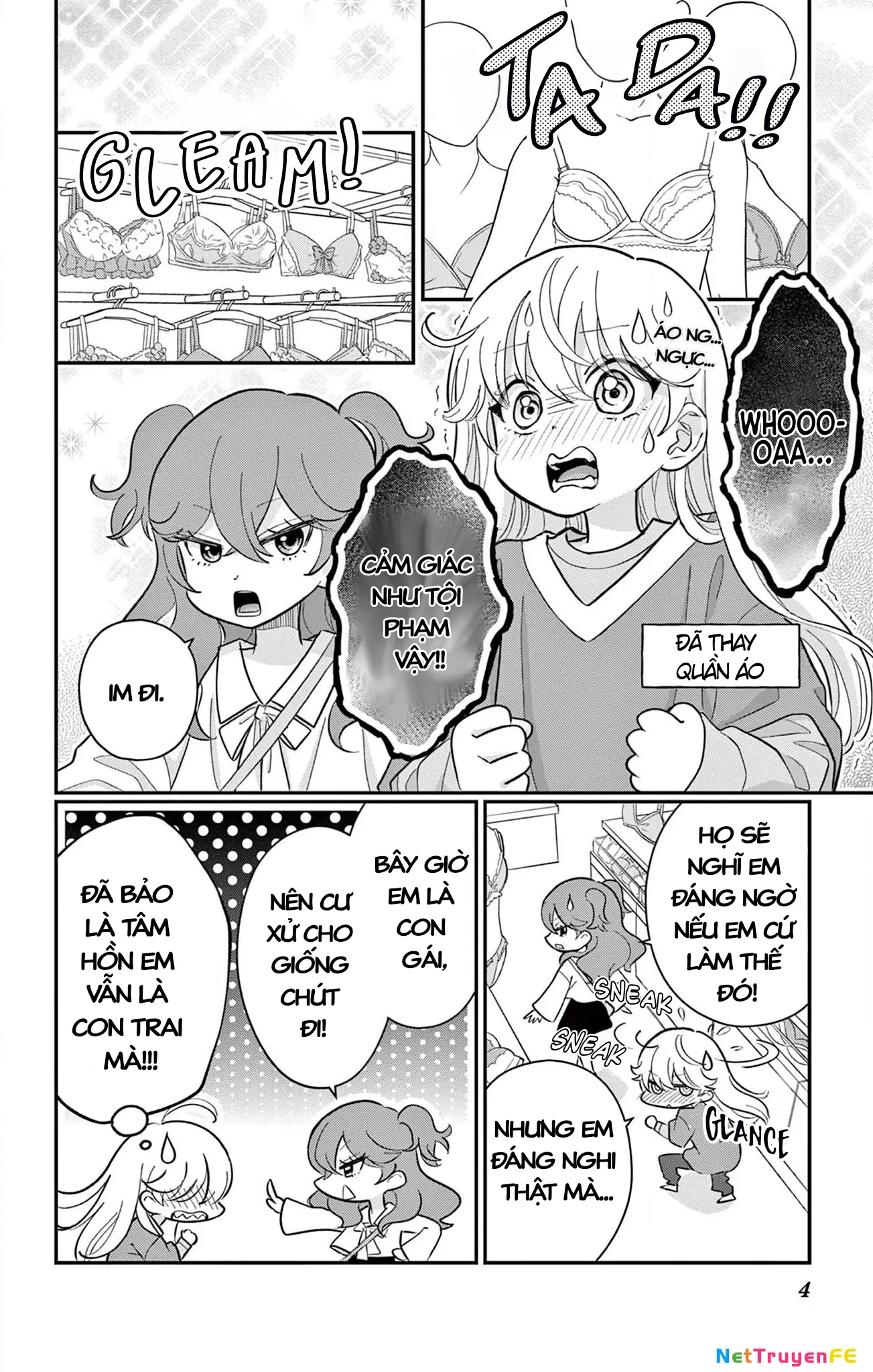Uesugi-kun muốn từ bỏ làm con gái Chapter 3 - Trang 5