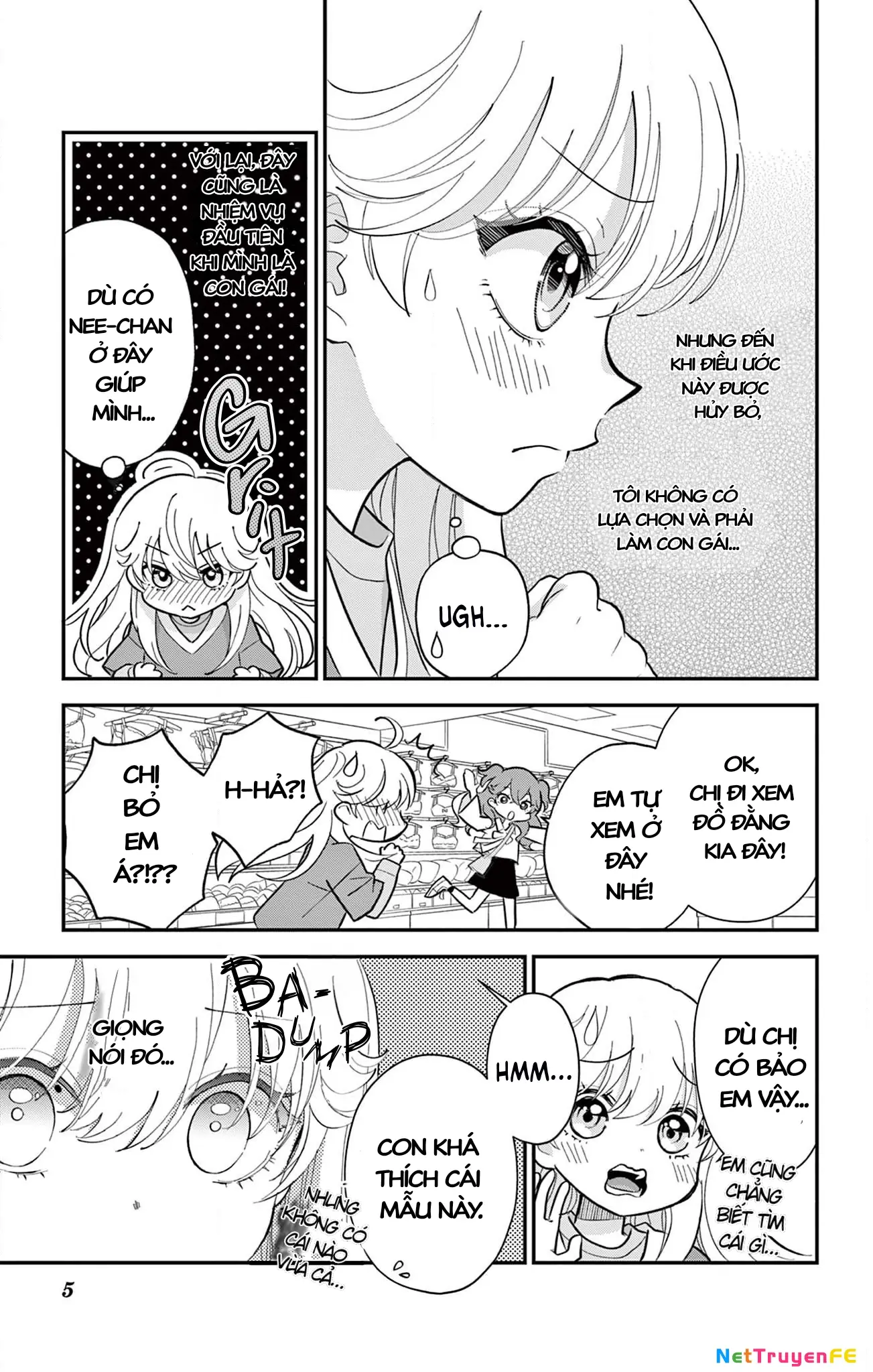 Uesugi-kun muốn từ bỏ làm con gái Chapter 3 - Trang 6