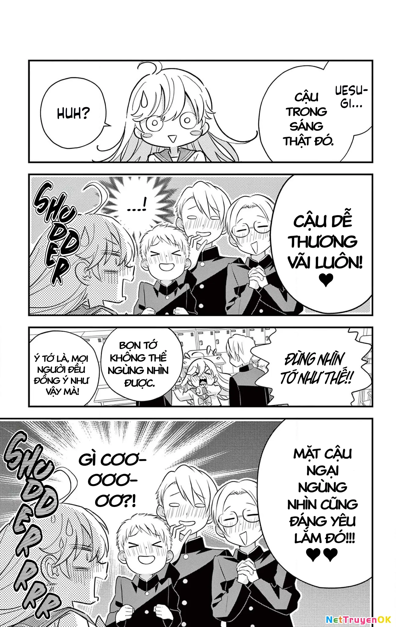Uesugi-kun muốn từ bỏ làm con gái Chapter 4 - Trang 14