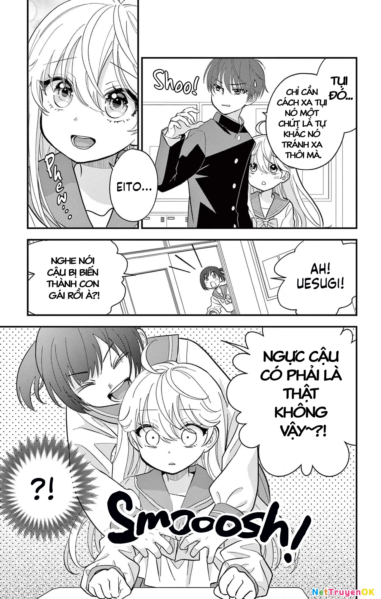 Uesugi-kun muốn từ bỏ làm con gái Chapter 4 - Trang 16