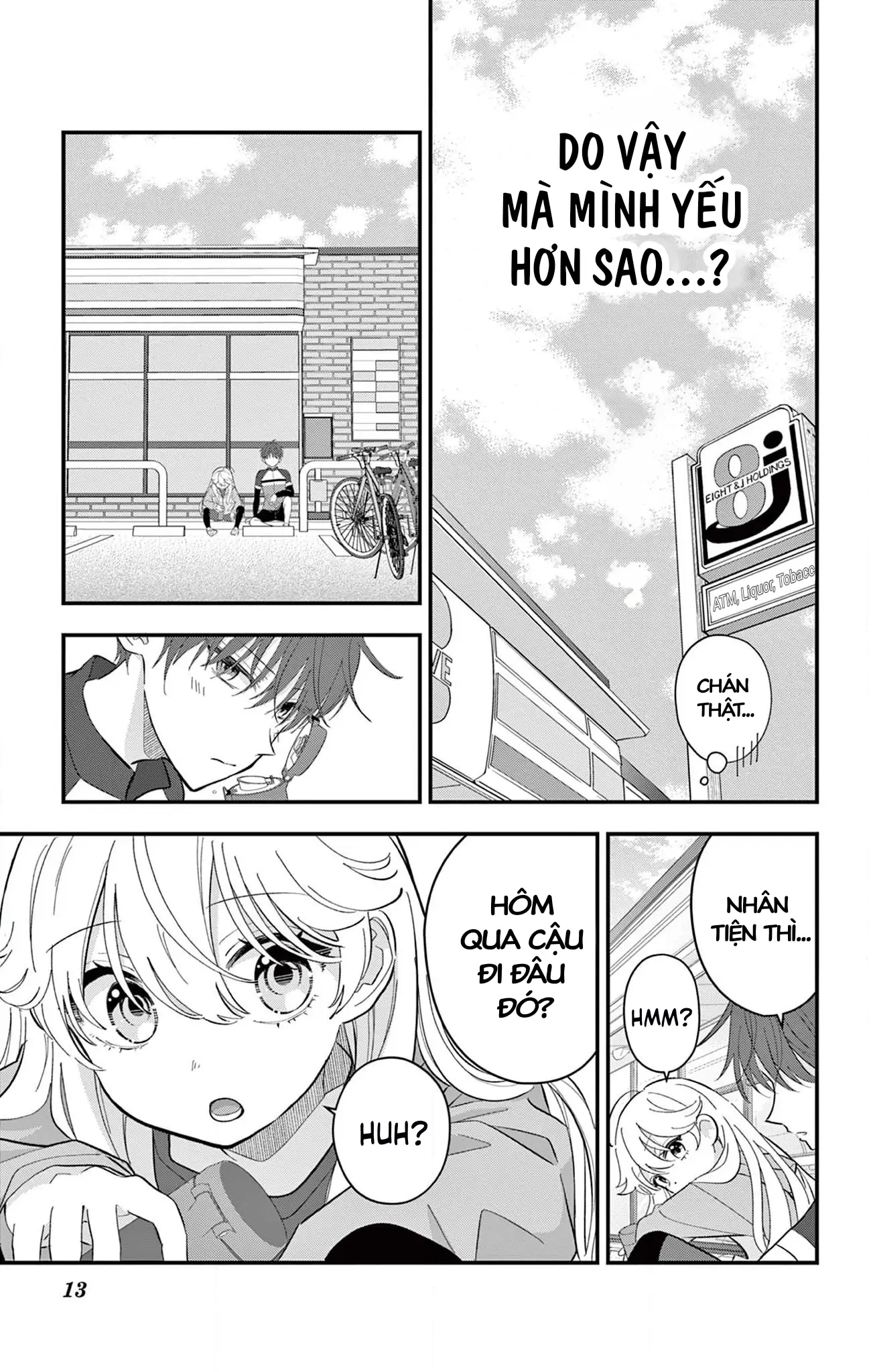 Uesugi-kun muốn từ bỏ làm con gái Chapter 7 - Trang 14