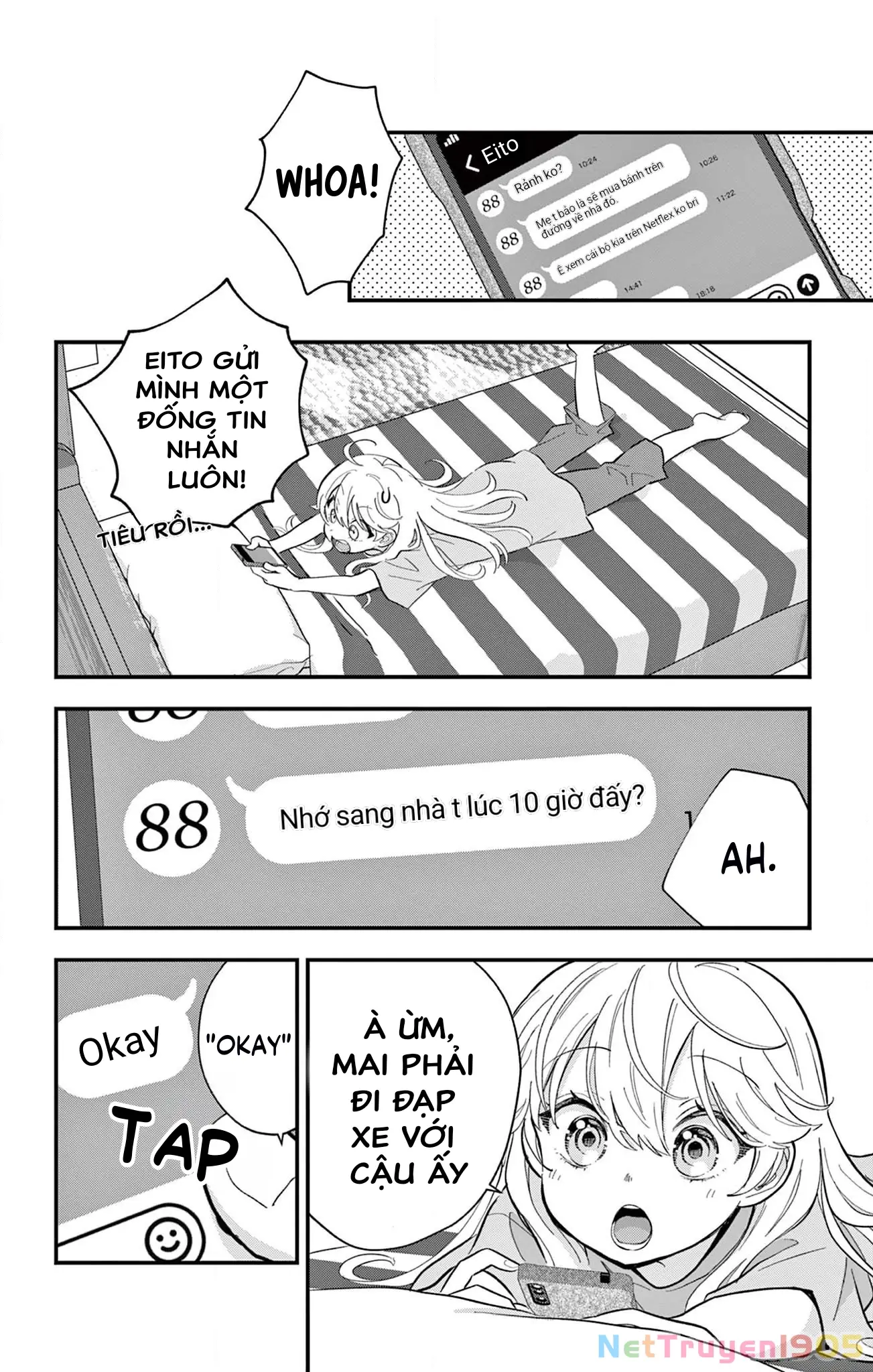Uesugi-kun muốn từ bỏ làm con gái Chapter 7 - Trang 7