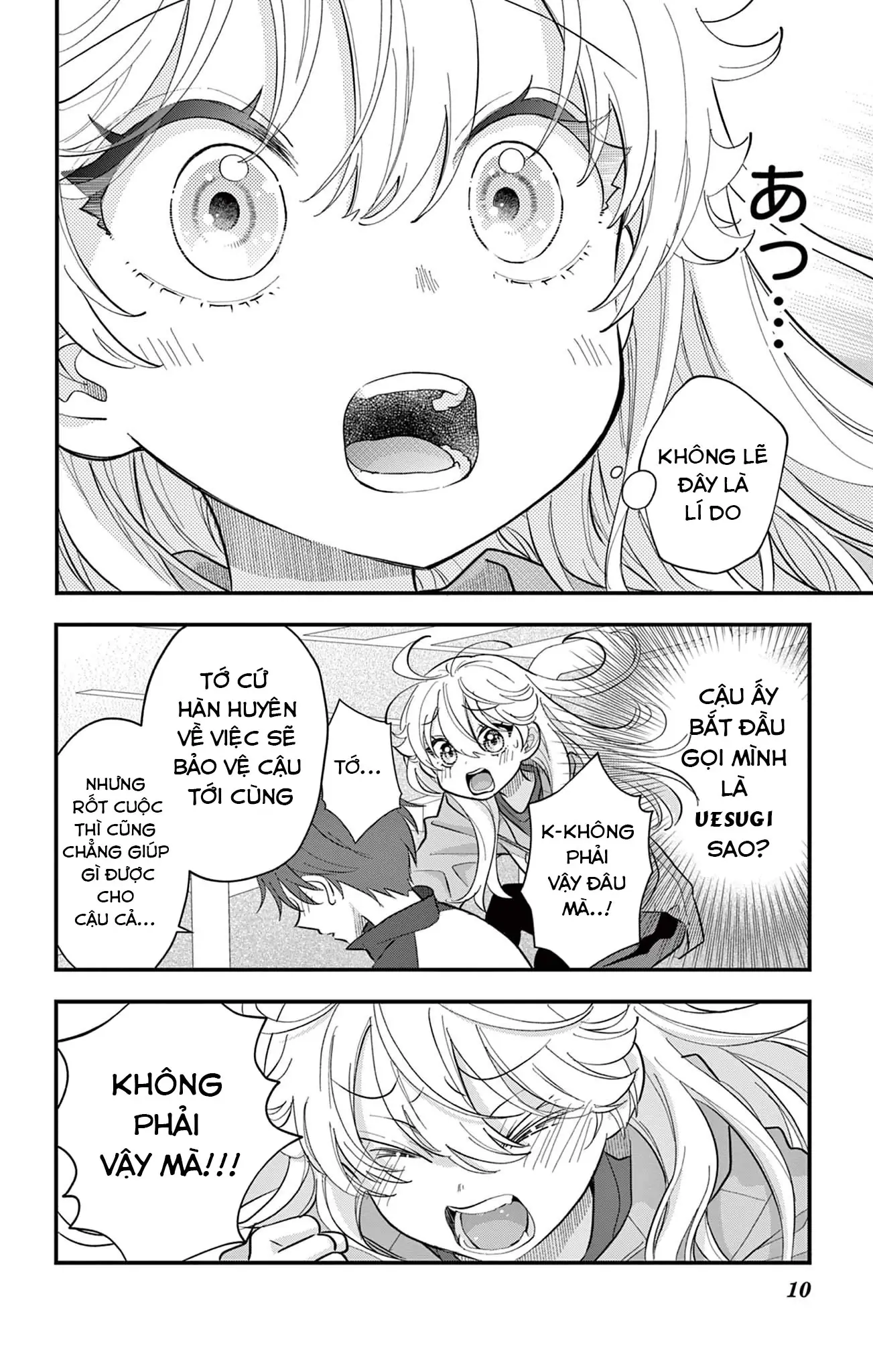Uesugi-kun muốn từ bỏ làm con gái Chapter 8 - Trang 11