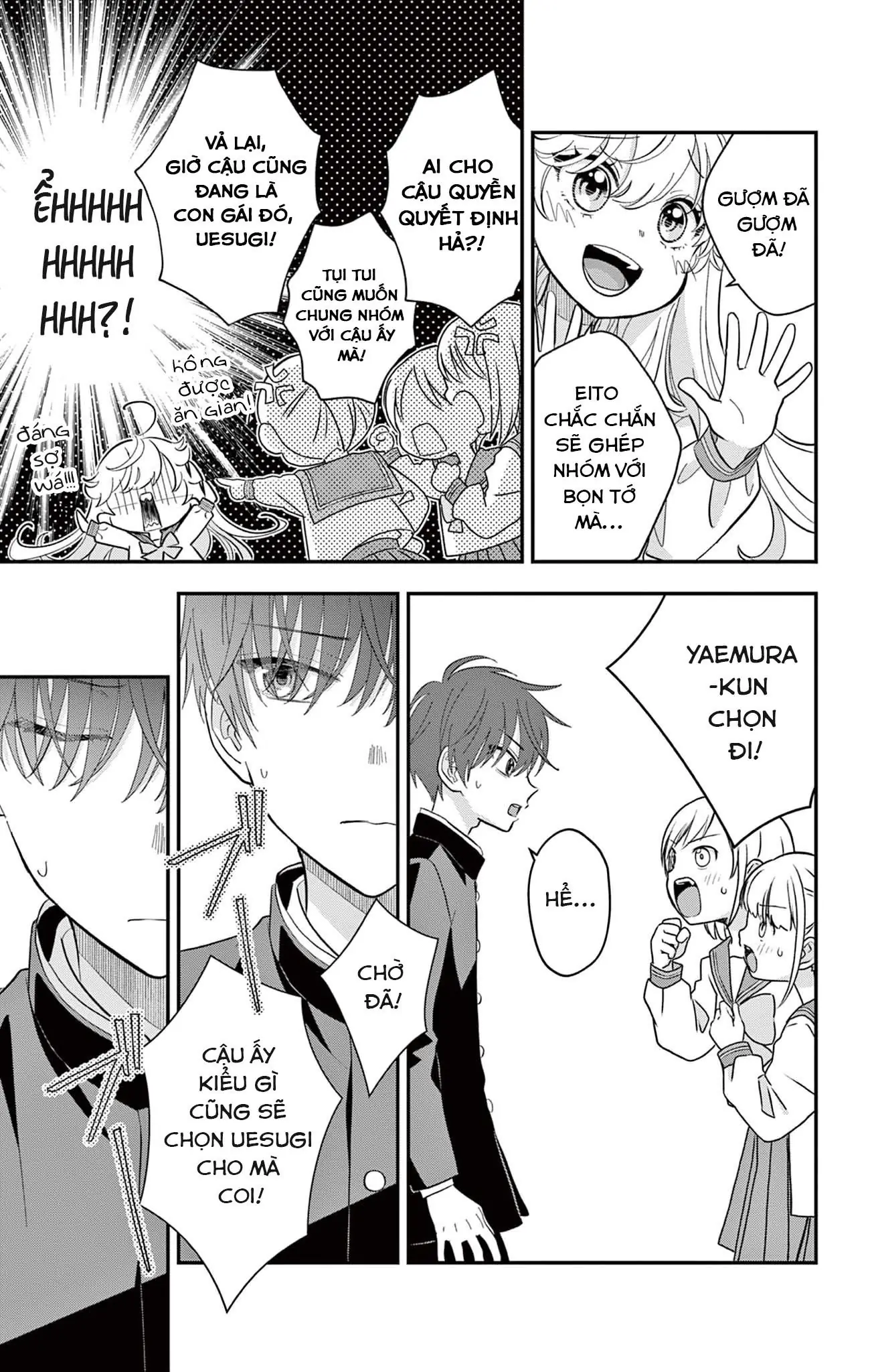 Uesugi-kun muốn từ bỏ làm con gái Chapter 9 - Trang 8