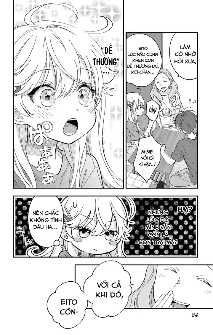 Uesugi-kun muốn từ bỏ việc làm con gái Chapter 14 - Trang 24