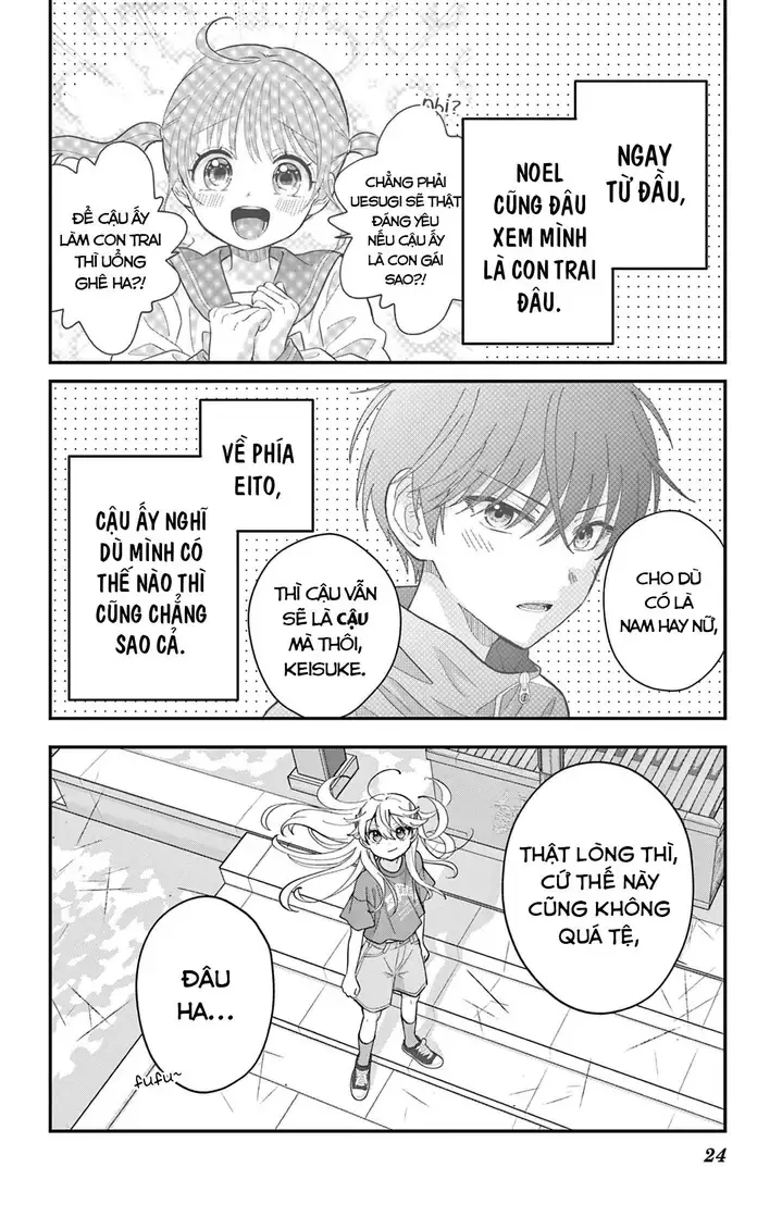 Uesugi-kun muốn từ bỏ việc làm con gái Chapter 15 - Trang 25