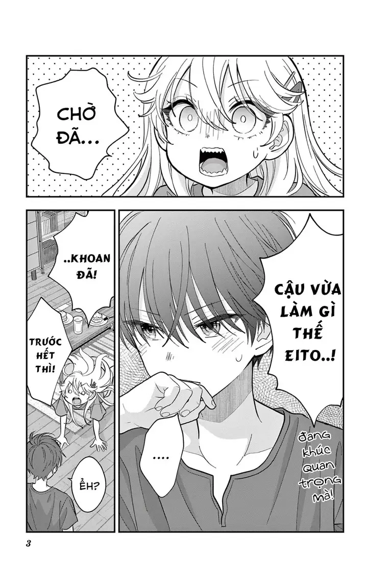 Uesugi-kun muốn từ bỏ việc làm con gái Chapter 15 - Trang 4