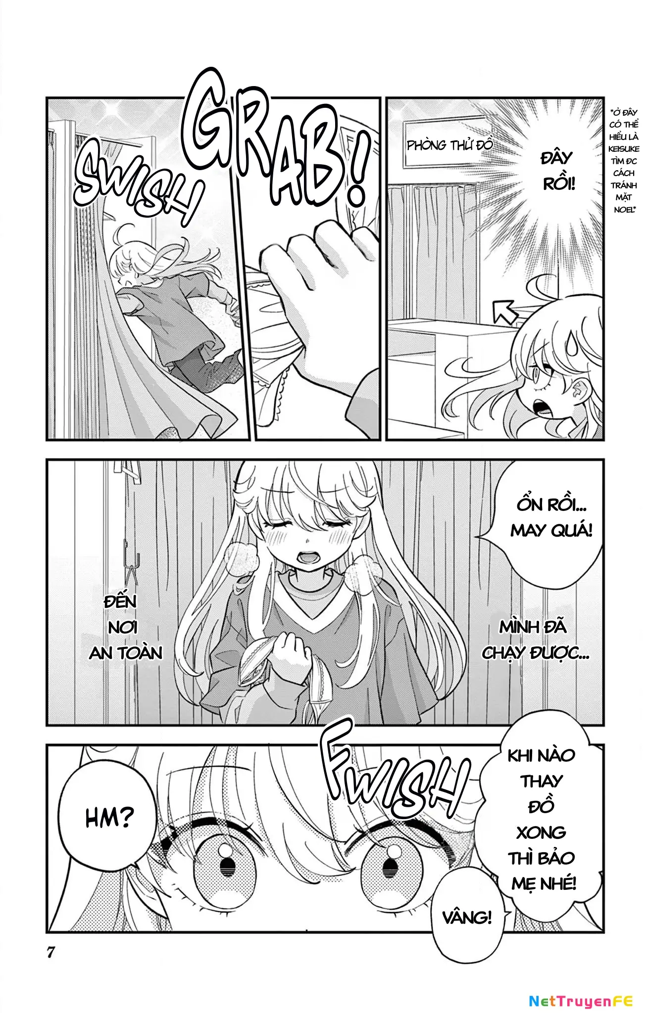 Uesugi-kun muốn từ bỏ việc làm con gái Chapter 3 - Trang 8