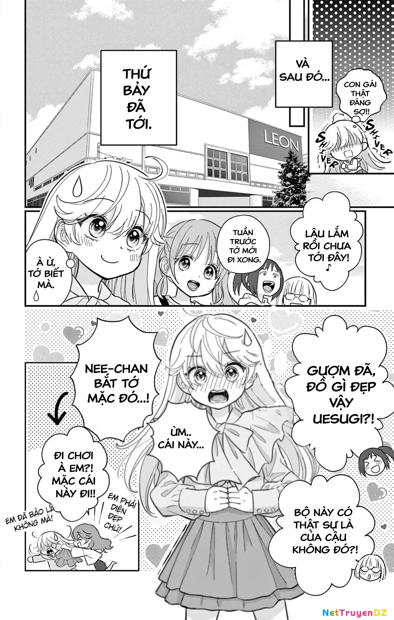 Uesugi-kun muốn từ bỏ việc làm con gái Chapter 5 - Trang 9
