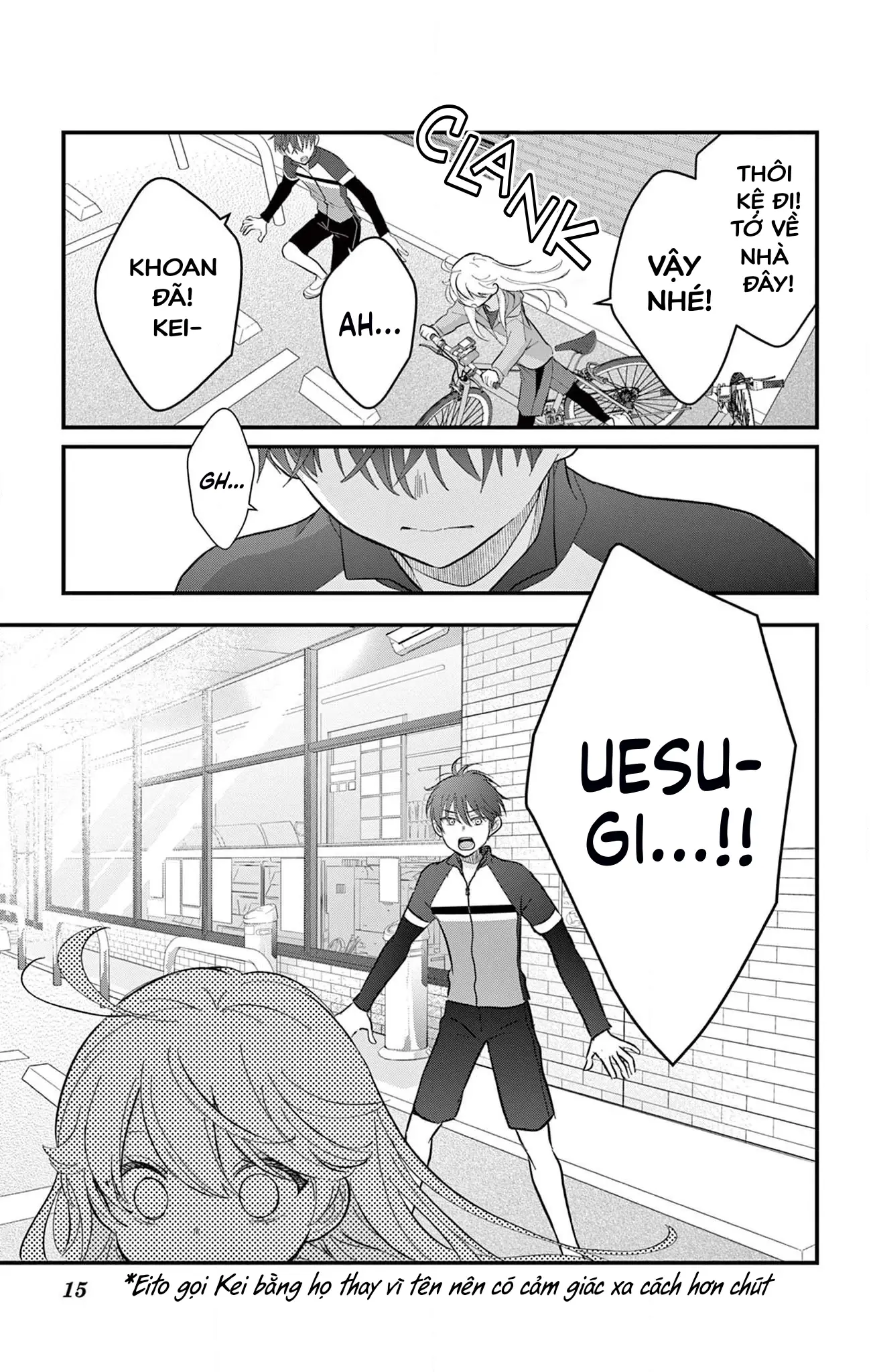 Uesugi-kun muốn từ bỏ việc làm con gái Chapter 7 - Trang 16