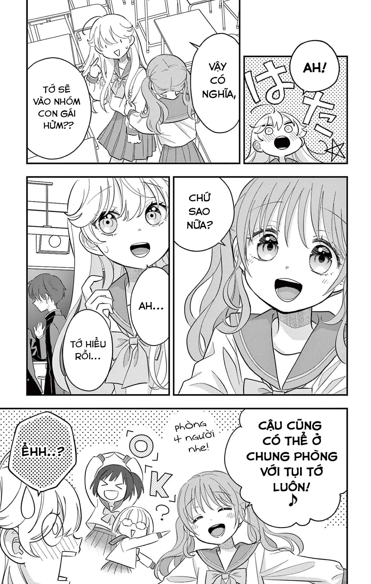 Uesugi-kun muốn từ bỏ việc làm con gái Chapter 9 - Trang 6