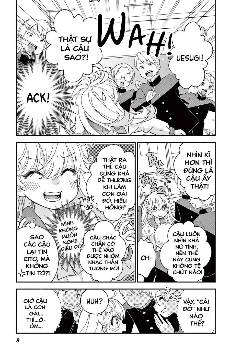 Uesugi-Kun Wa Onnanoko Wo Yametai Chapter 4 - Trang 10