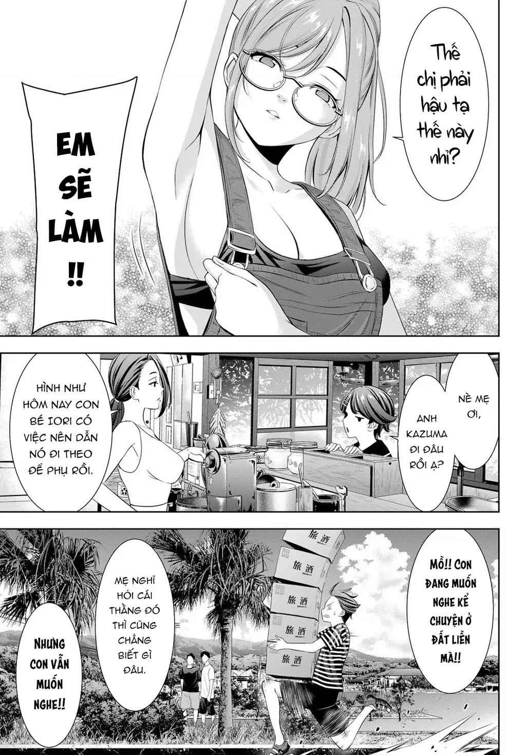 Uminesou trên hòn đảo ấy Chapter 4 - Trang 7
