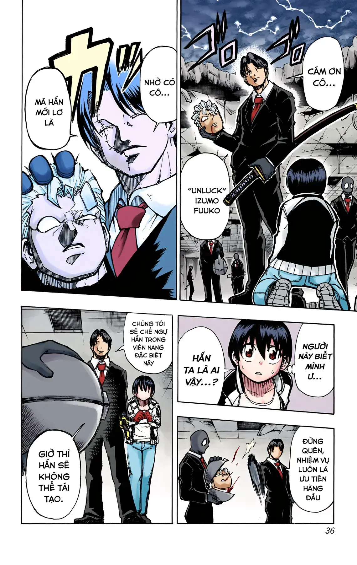 Undead Unluck Có Màu Chapter 1 - Trang 33