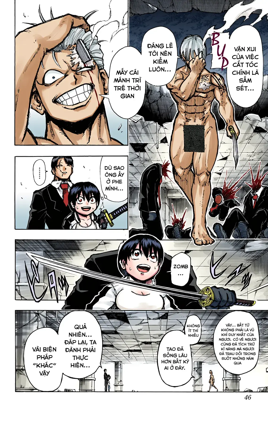 Undead Unluck Có Màu Chapter 1 - Trang 43