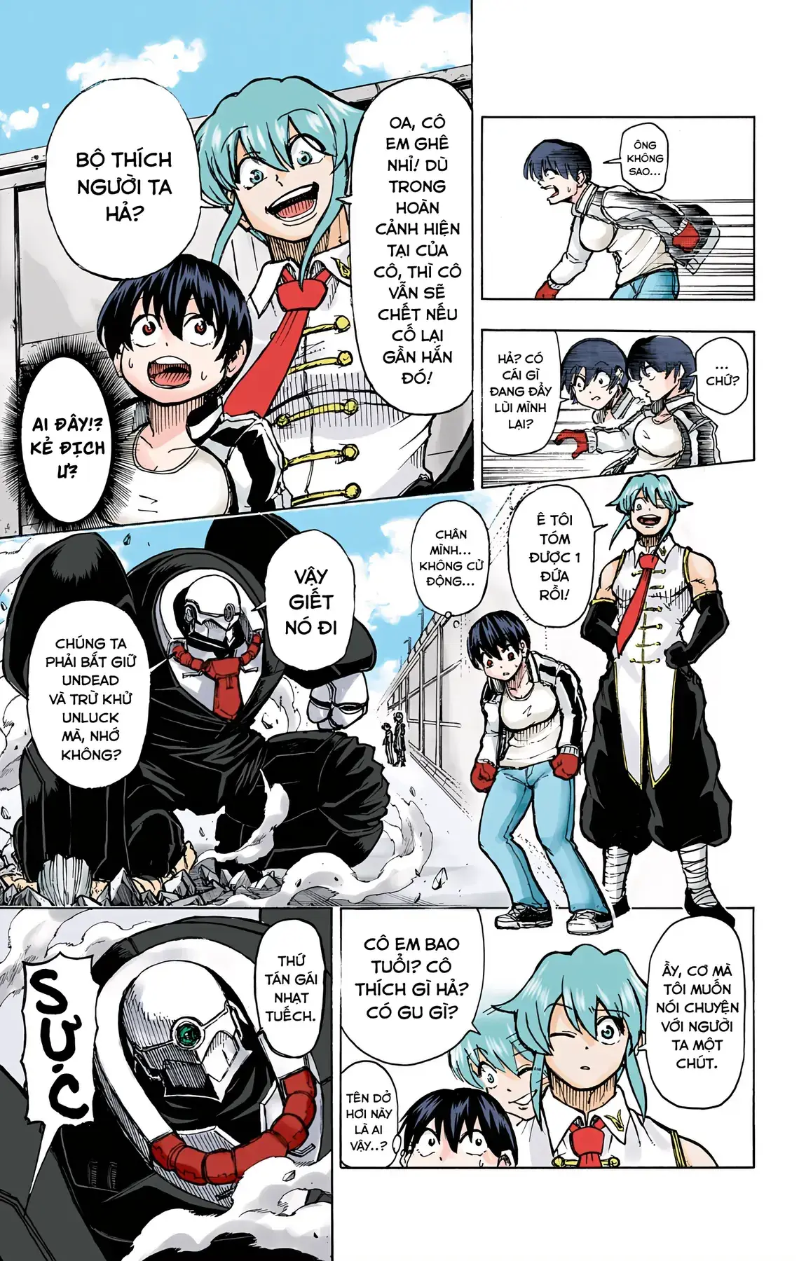 Undead Unluck Có Màu Chapter 2 - Trang 14