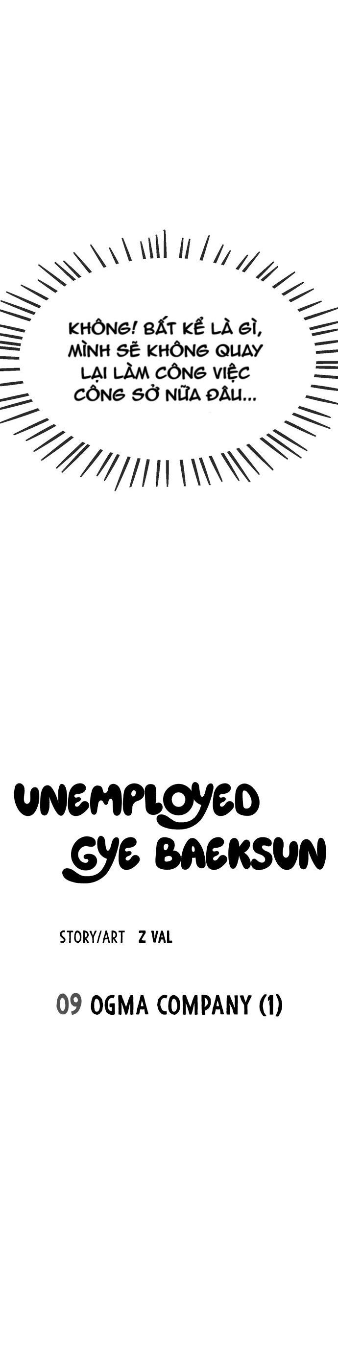 Unemployed Gye Baeksun Chapter 9 - Trang 9