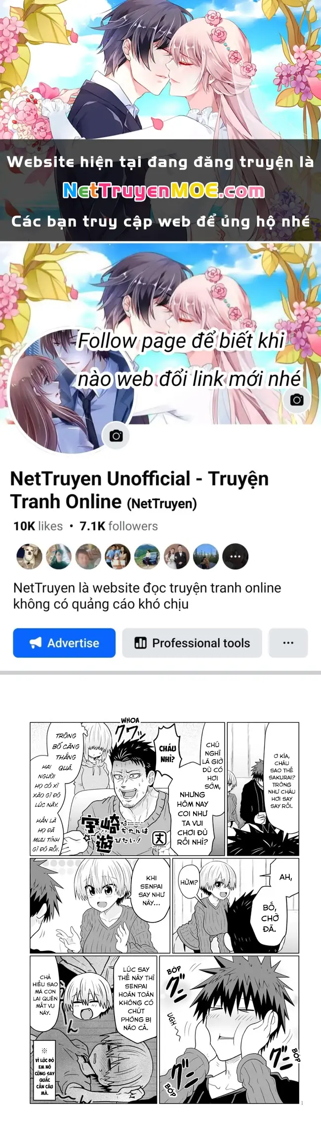 Uzaki-Chan Muốn Đi Chơi! Chapter 66.2 - Trang 2