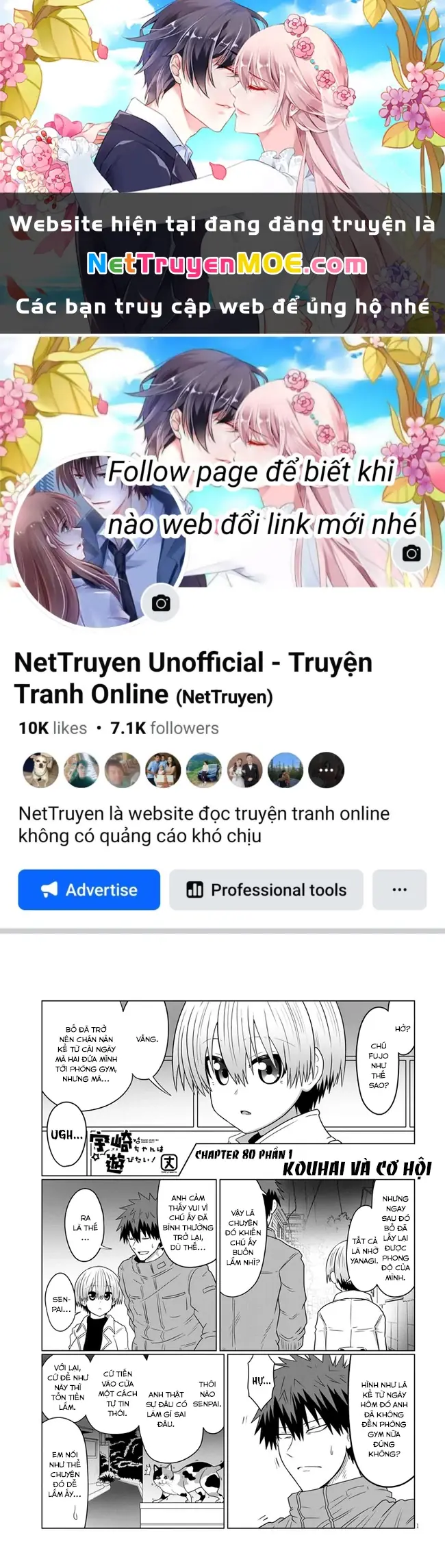 Uzaki-Chan Muốn Đi Chơi! Chapter 80.1 - Trang 2