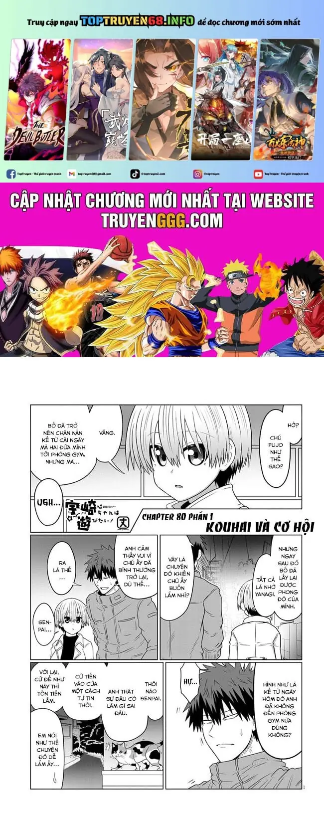 Uzaki-Chan Muốn Đi Chơi! Chapter 80 - Trang 3