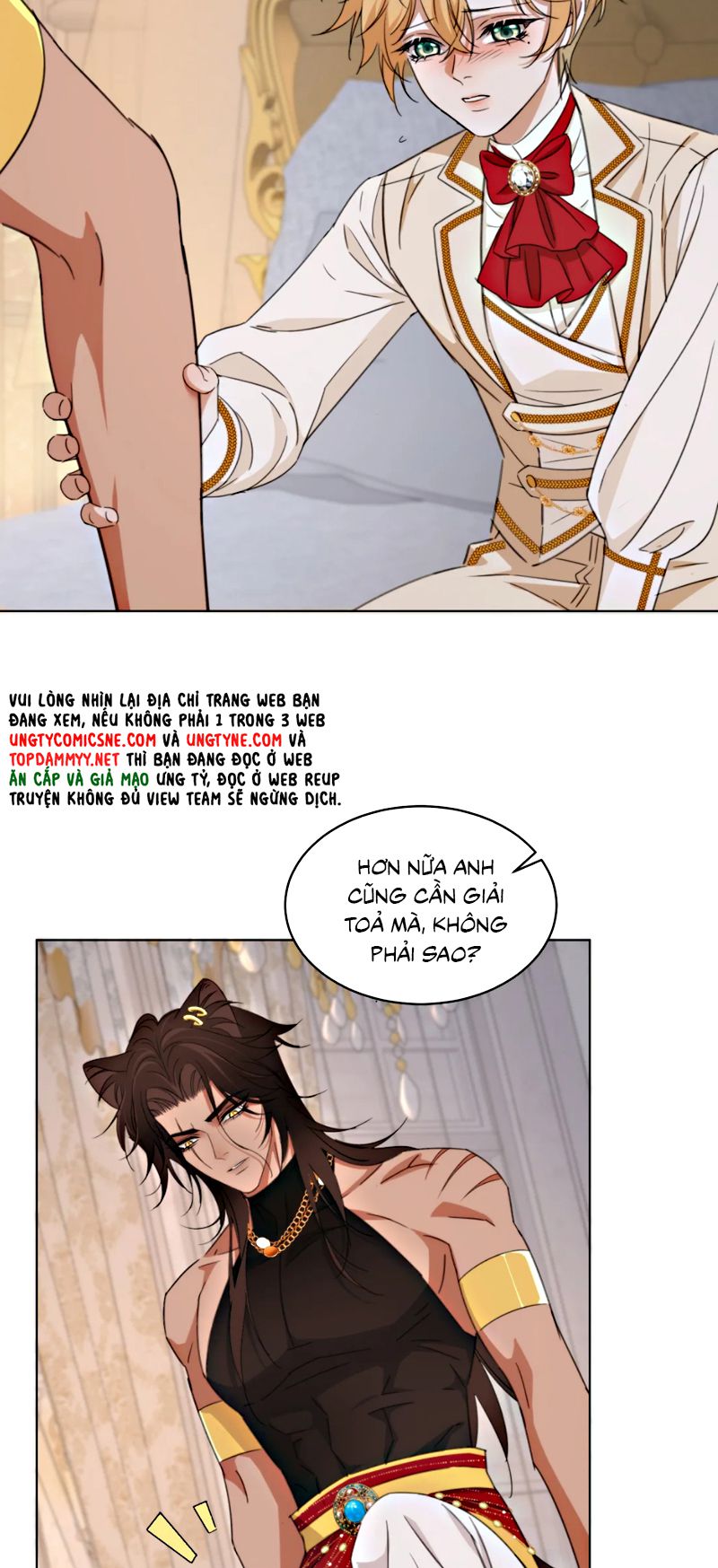Vương Tử Bệnh Kiều Bị Báo Đen Chiếm Đoạt Đến Nghiện Chapter 9 - Trang 35