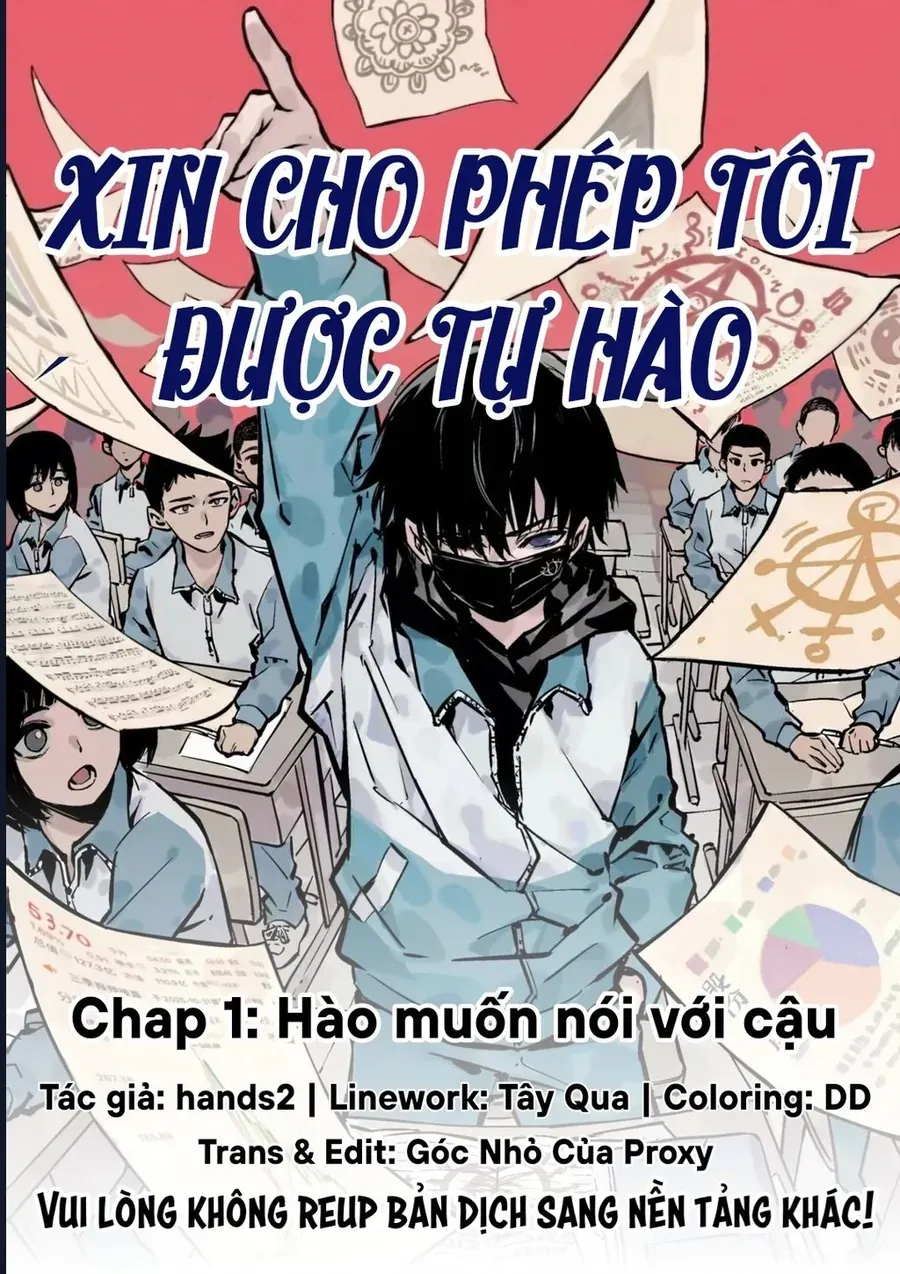 Xin Cho Phép Tôi Được Tự Hào Chapter 1 - Trang 4