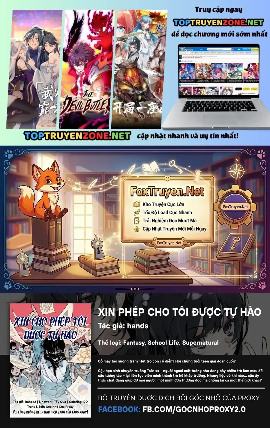 Xin Cho Phép Tôi Được Tự Hào Chapter 11 - Trang 3