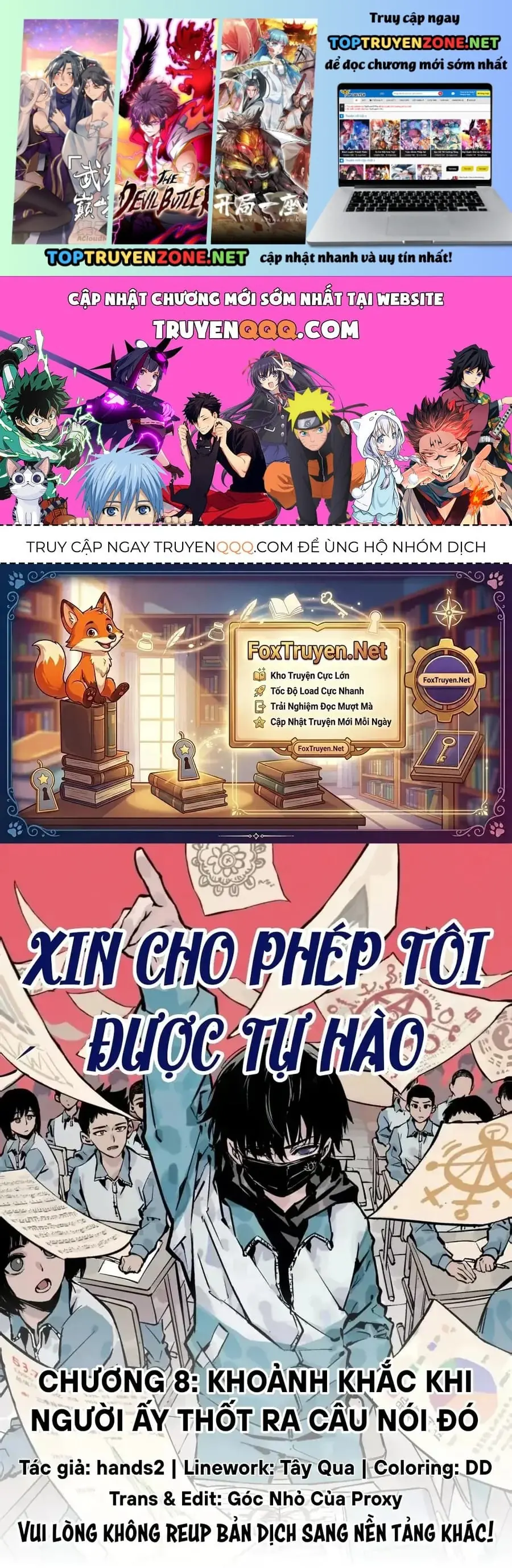 Xin Cho Phép Tôi Được Tự Hào Chapter 8 - Trang 3