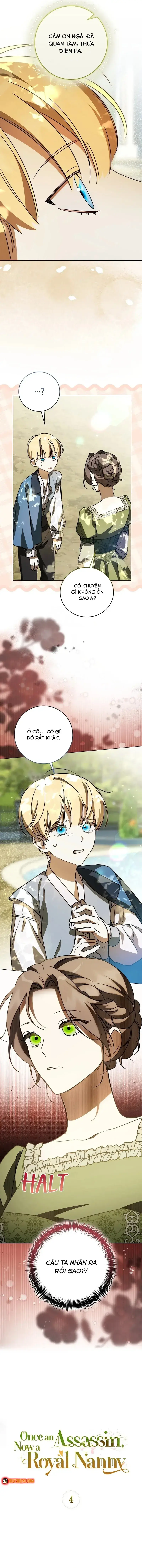 Xưa Là Sát Thủ, Nay Là Vú Em Hoàng Gia Chapter 4 - Trang 9