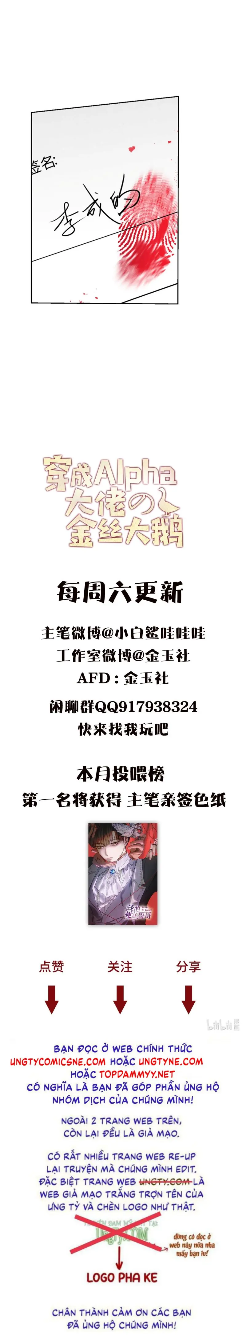 Xuyên Thành Con Ngỗng Vàng Của Đại Lão Alpha Chapter 4 - Trang 23