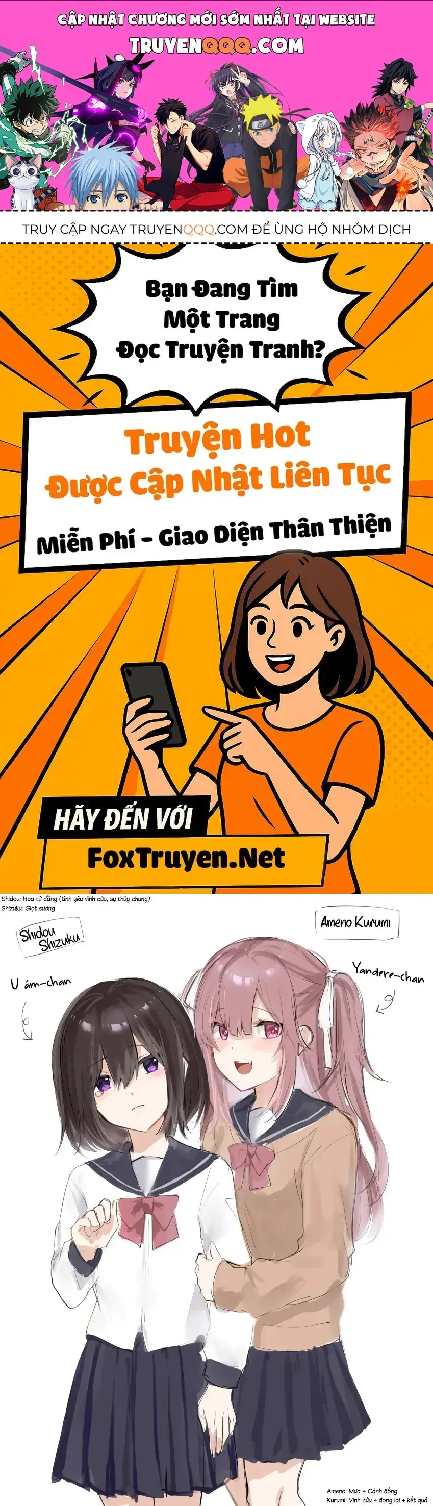 Yandere-Chan X Negative-Chan Chapter 1 - Trang 2