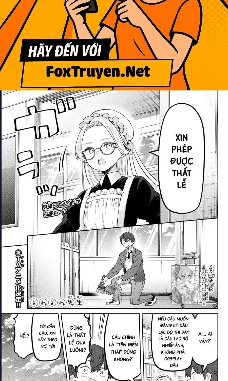 Yowa Yowa Sensei Chapter 107 - Trang 3