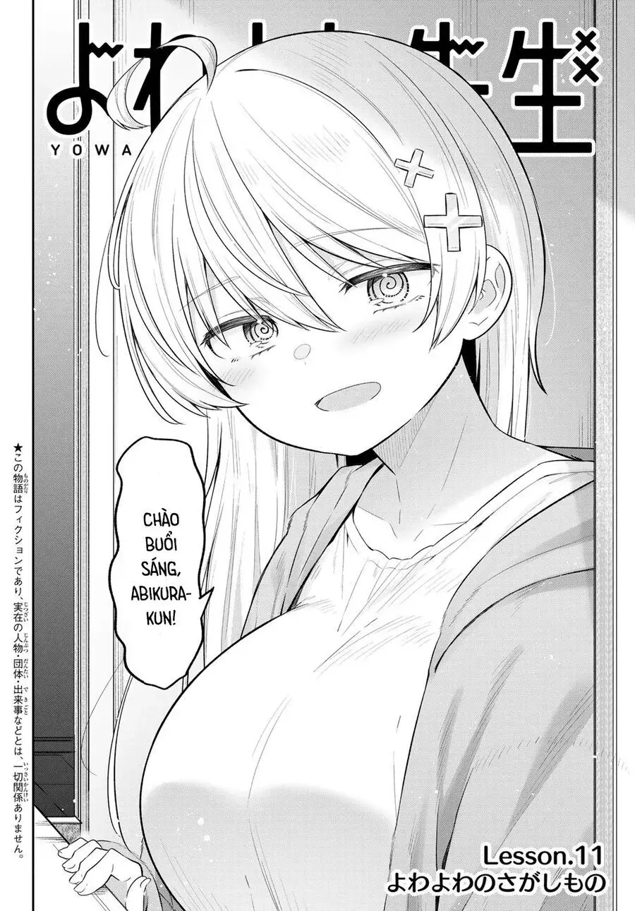 Yowa Yowa Sensei Chapter 11 - Trang 4