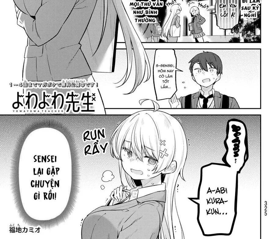 Yowa Yowa Sensei Chapter 12 - Trang 3