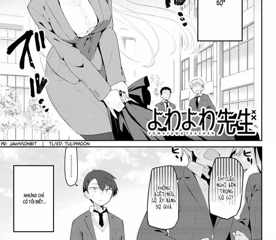 Yowa Yowa Sensei Chapter 2 - Trang 3