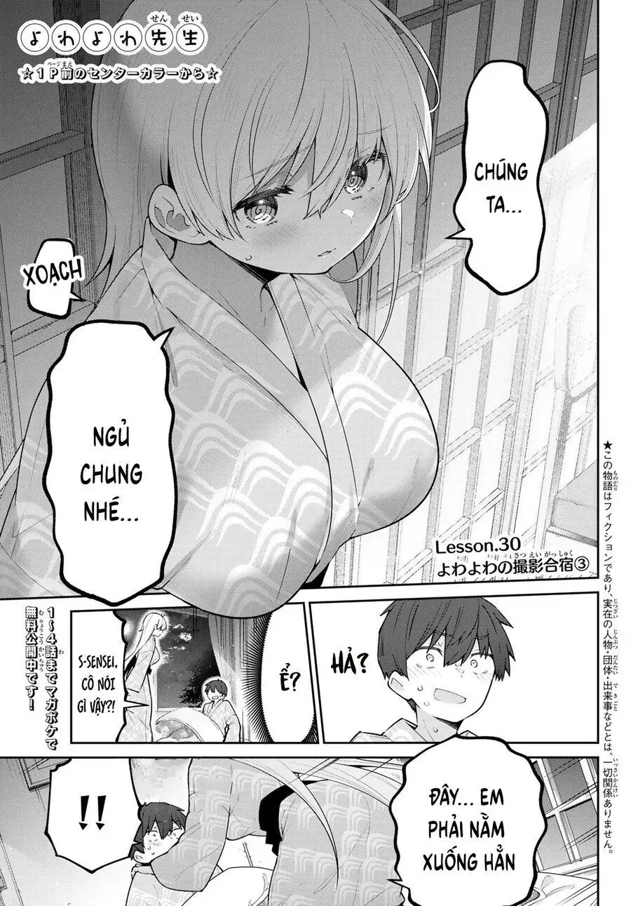Yowa Yowa Sensei Chapter 30 - Trang 4