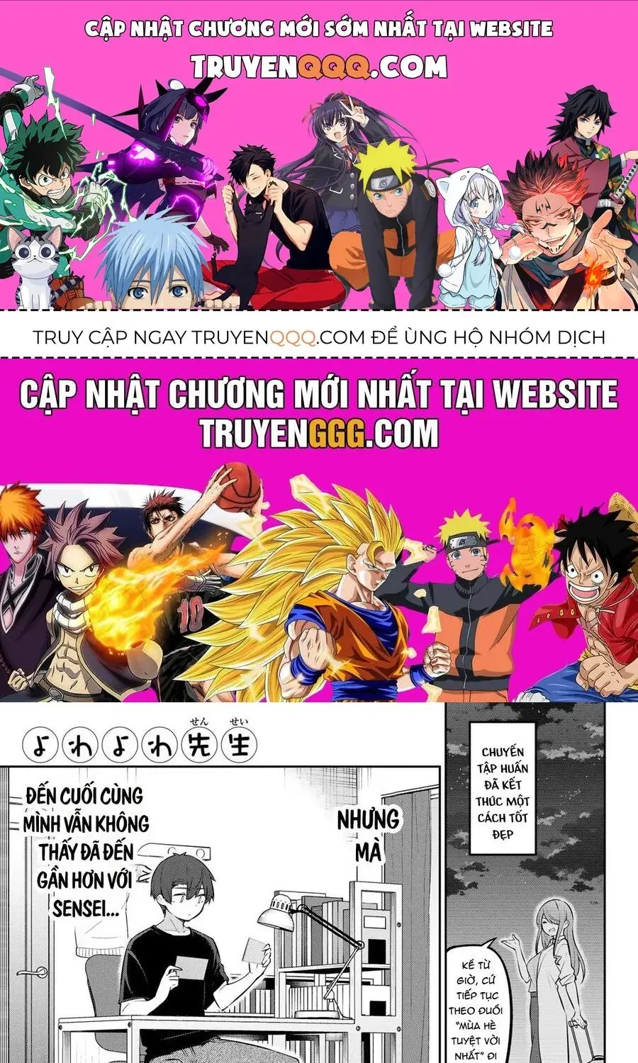 Yowa Yowa Sensei Chapter 34 - Trang 2