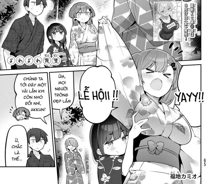 Yowa Yowa Sensei Chapter 36 - Trang 3