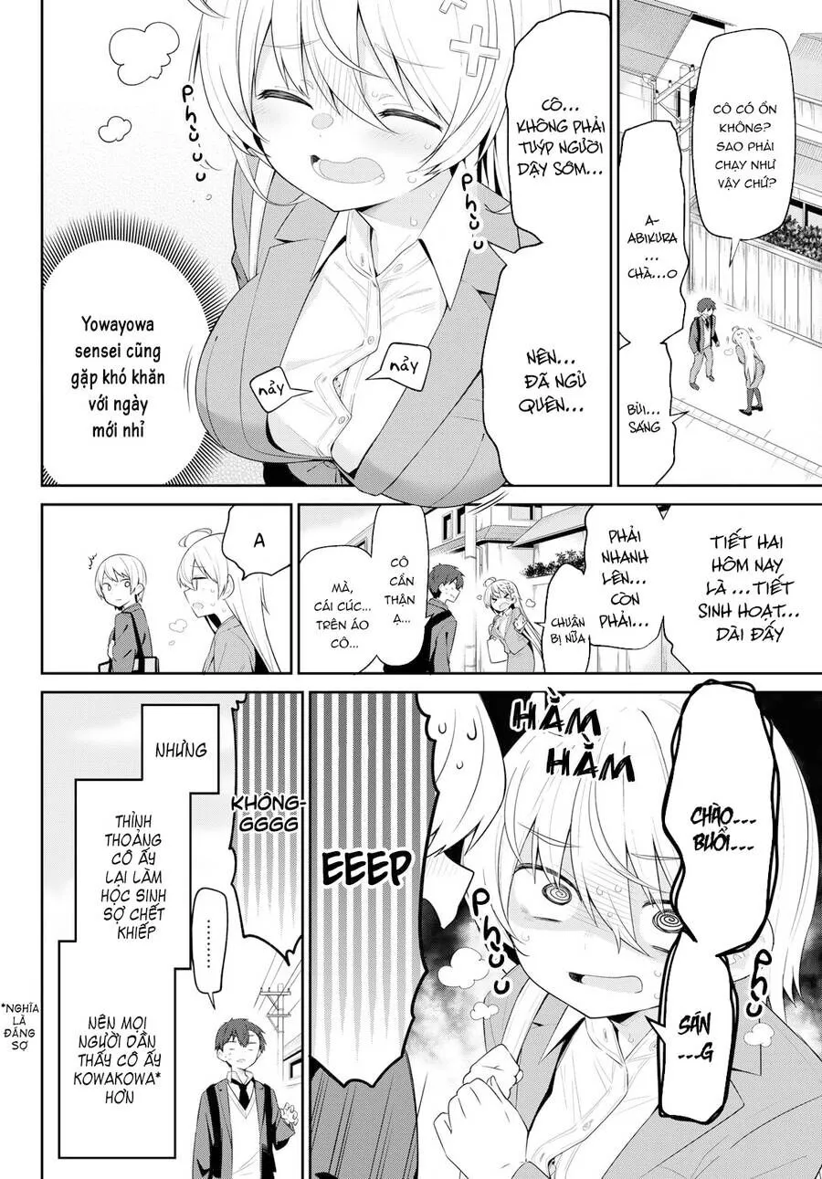 Yowa Yowa Sensei Chapter 4 - Trang 4